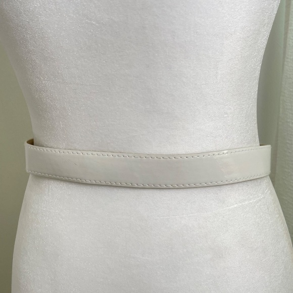 Vintage Minimalist Retro 60s 70s 80s engraved gold belt buckle XS/S - Picture 8 of 14